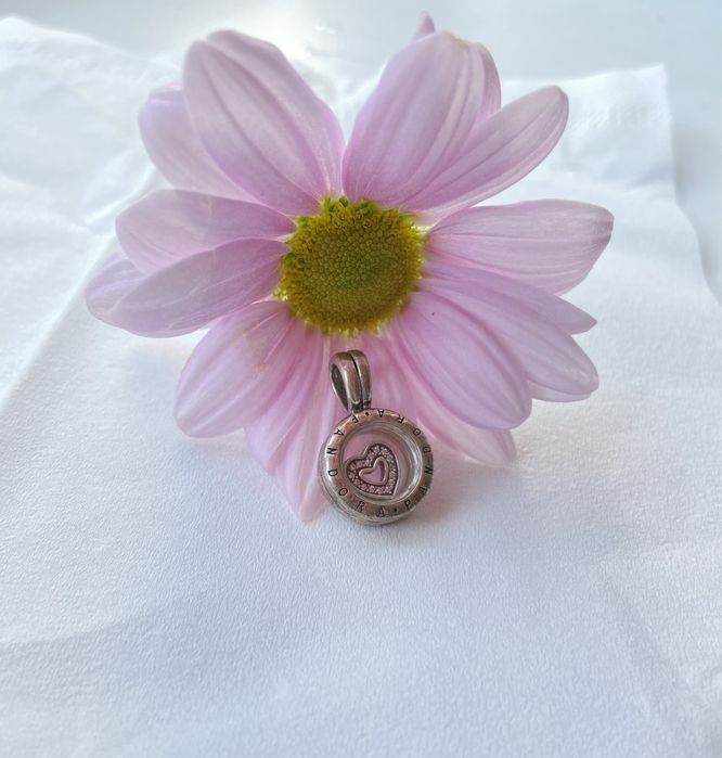 Срібна намистина-підвіска на браслет Pandora оригінал