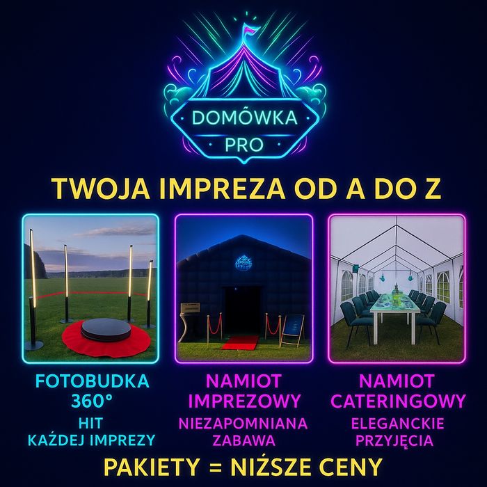 Namiot cateringowy wynajem w pakietach taniej