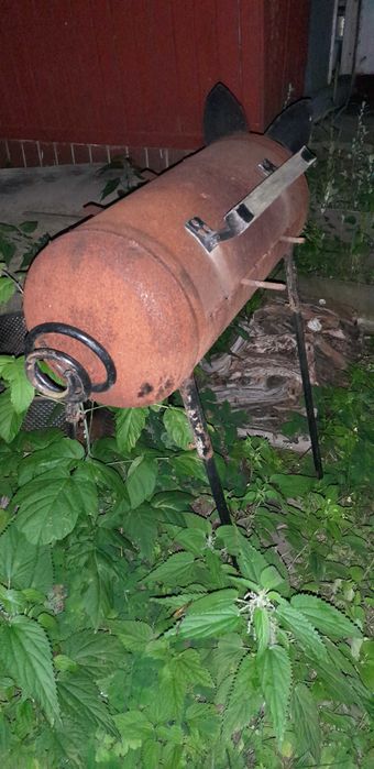 Мангал с газового балона