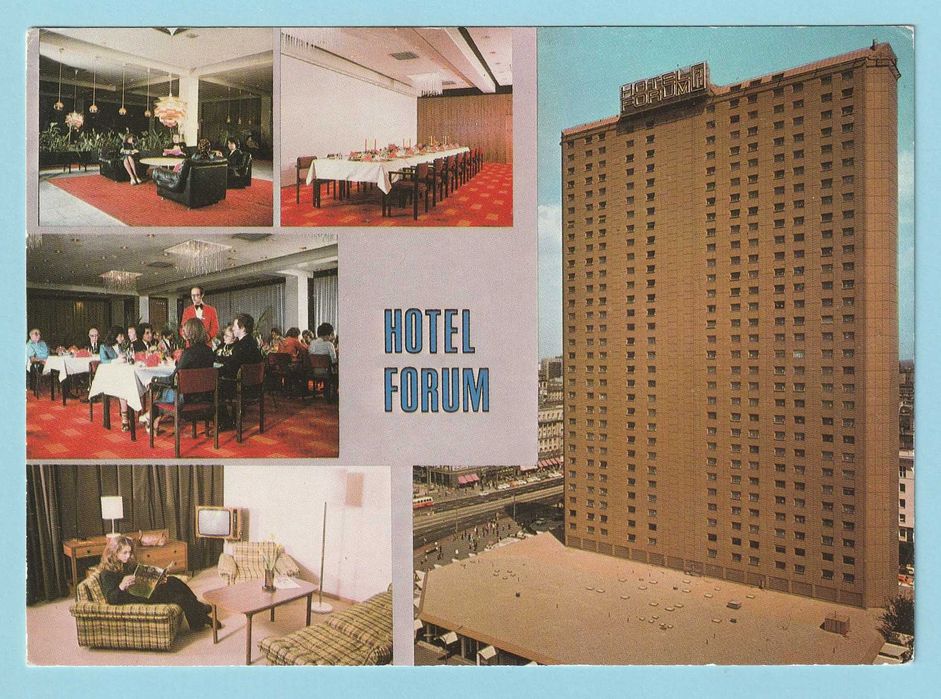 pocztówka - WARSZAWA - HOTEL FORUM - 1987 - bez obiegu