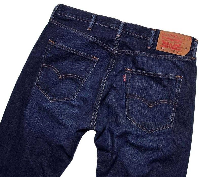LEVIS 501 _ W38 L32 _ original jeans _ spodnie pas 96cm