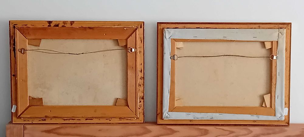 Oleo sobre tela assinado Burnett!