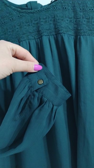 Bluzka,tunika zielona  H&M 44
