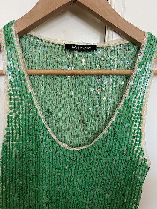 Top lantejoulas mango