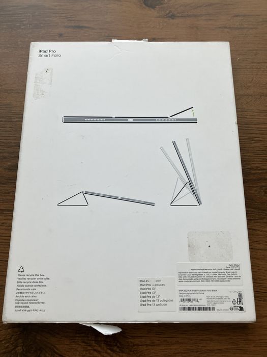 Чехол Apple Smart Folio iPad Pro 13-inch (M4) Black MWK33
