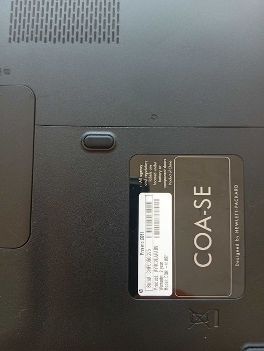 Computador HP modelo CQ61