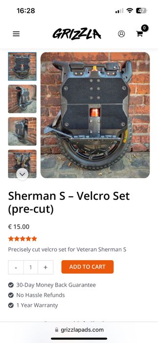 (Важливо, опис) | Моноколесо Veteran Sherman-S 62 lbs