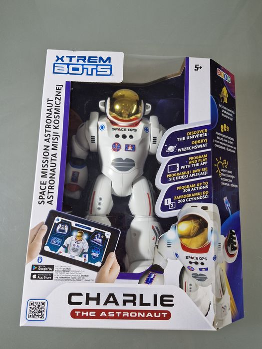 Robot Charlie Astronauta Interaktywny Nauka Programowania