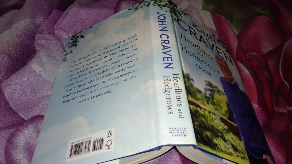 книга английский Headlines and Hedgerows John Craven A Memoir