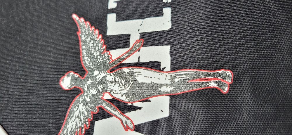 Off white koszulka męska t-shirt bawełna premium logo plecy XL