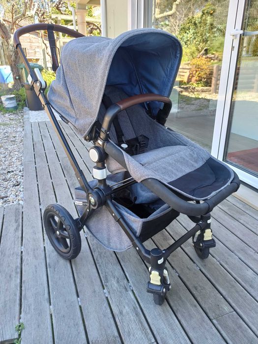 Carrinho bebé Bugaboo cameleon 3+Alcofa e forra+capa chuva+adaptador c