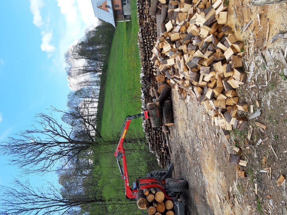 Drewno opałowe, kominkowe, do pieca