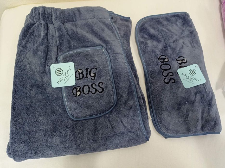 Набір в сауну, баню , рушник-халат із мікрофібри