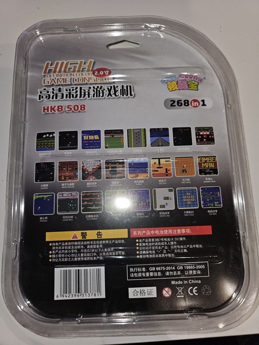 Elektroniczna gra kieszonkowa 268 gier