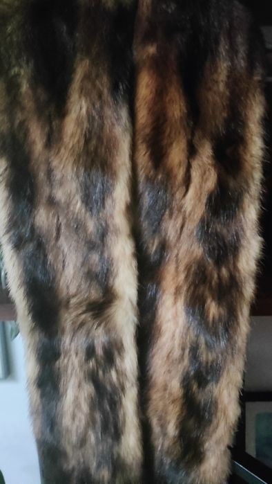 Kołnierz duży z naturalnego futerka