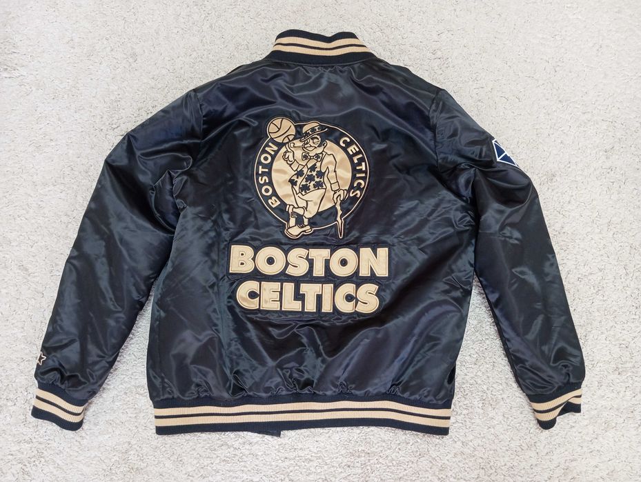 Лімітований бомбер Starter Boston Celtics (Black/Gold), стан нового (йде на XL)