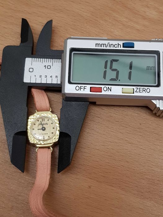*GUB *Glashütte* koktajlowy damski zegarek biżuteryjny