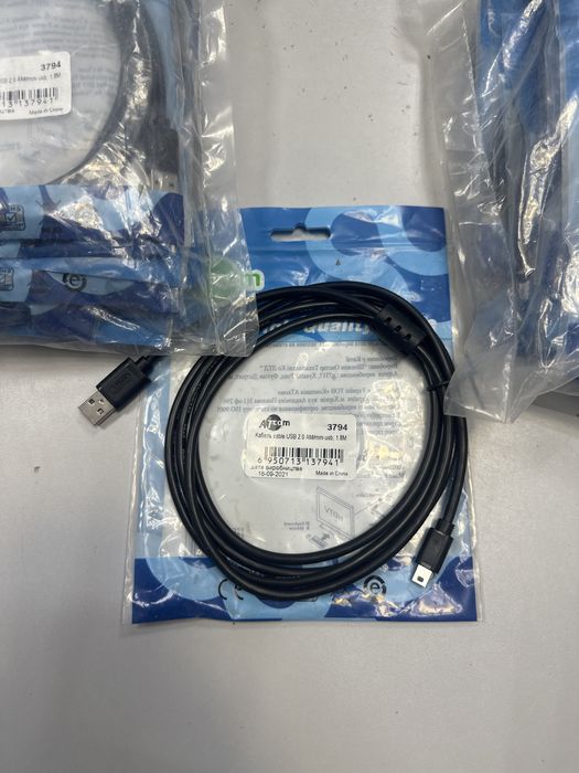 Кабель miniUSB 1.8 метра