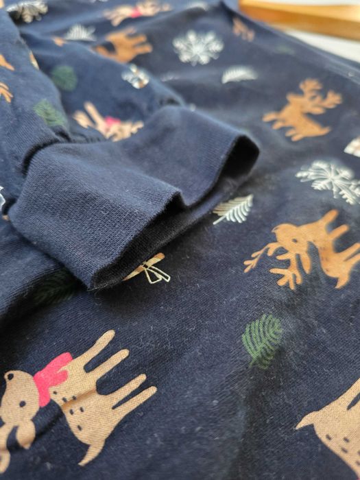 Granatowa bluza piżamowa świateczna Esmara