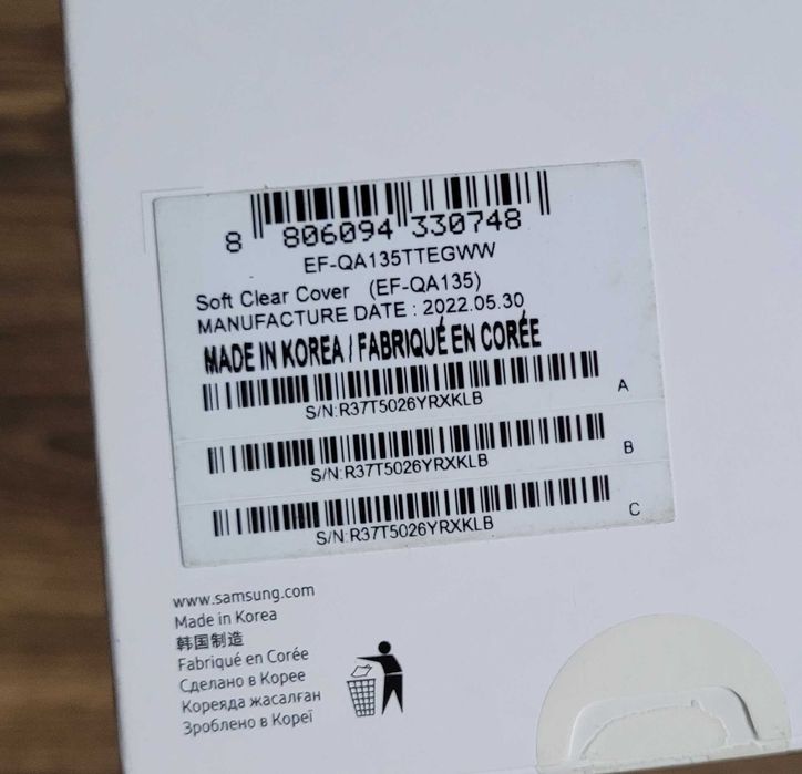 Etui Samsung Soft Clear Cover do Samsung Galaxy A13 bezbarwny NOWE