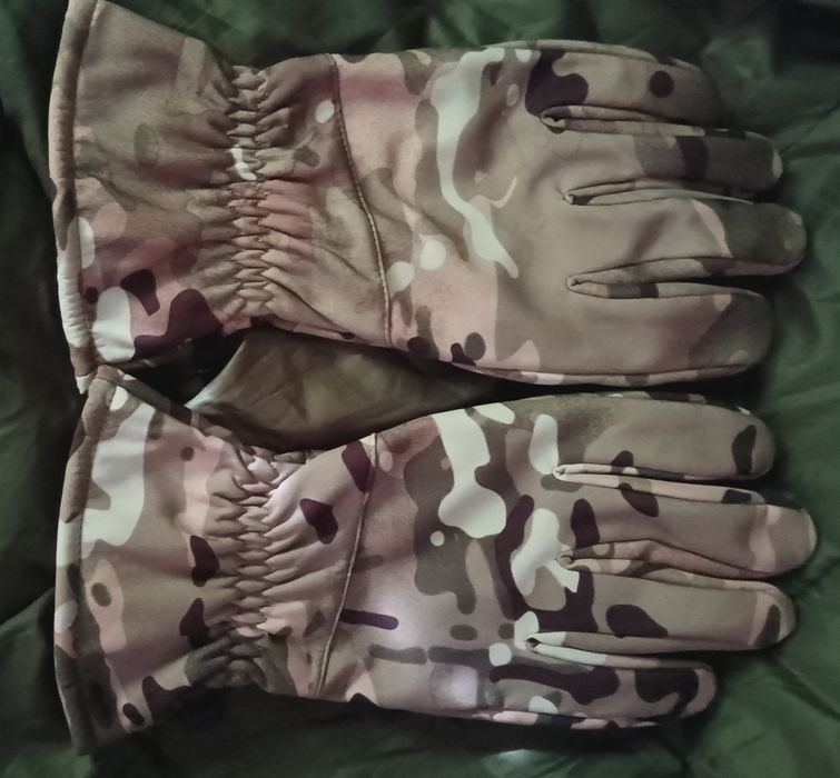 Рукавиці зимові softshell мультикам нові.