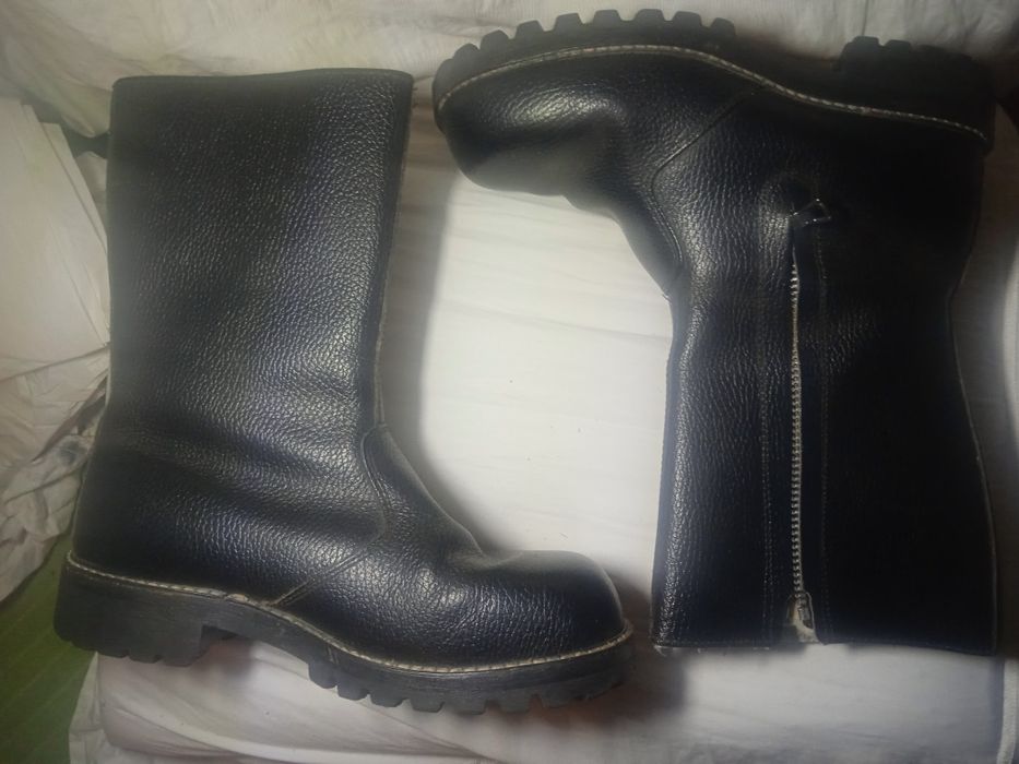 Мужские зимние кожаные сапоги Alpin military Розмер39, стелька 25,5см