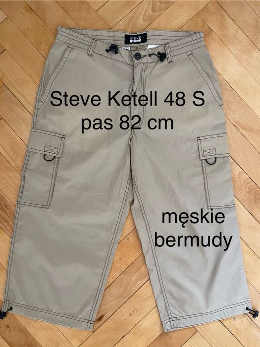 Steve Ketell 48 S cargo spodenki krótkie męskie bermudy capri beżowe