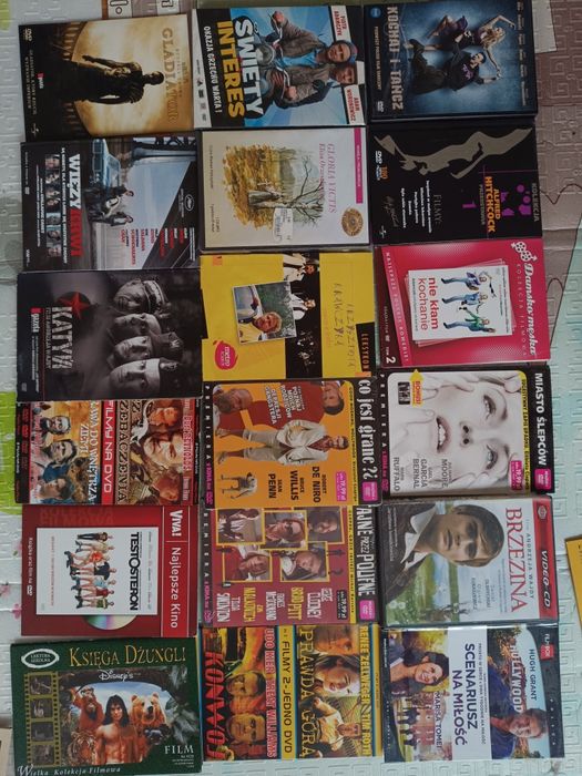 Filmy,18 sztuk,cd