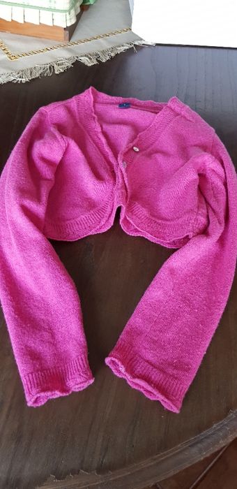 vestido tifosi, casaco zara e casaco girandola 7/8 anos