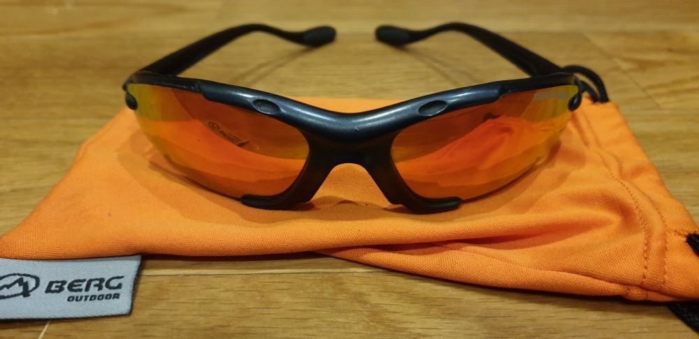 BERG - Óculos escuros laranja, lentes de cerâmica