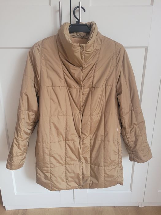 Kurtka damska pikowana przejściowa wiosenna Giorgio brąz camel XL