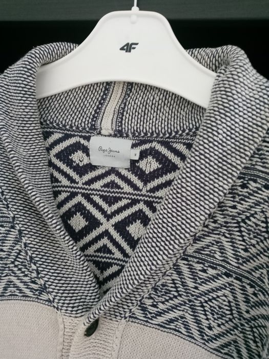 Markowy kardigan męski Pepe Jeans rozmiar M-L
