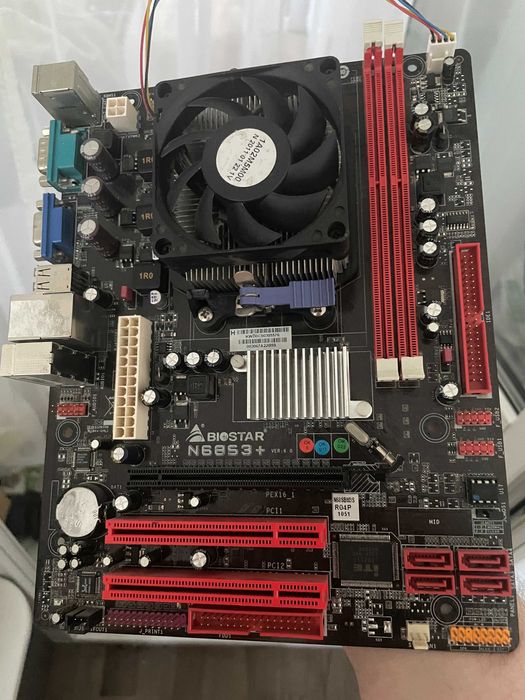 Материнська плата AM3 Biostar N68S3+ та AMD Athlon II X2 250