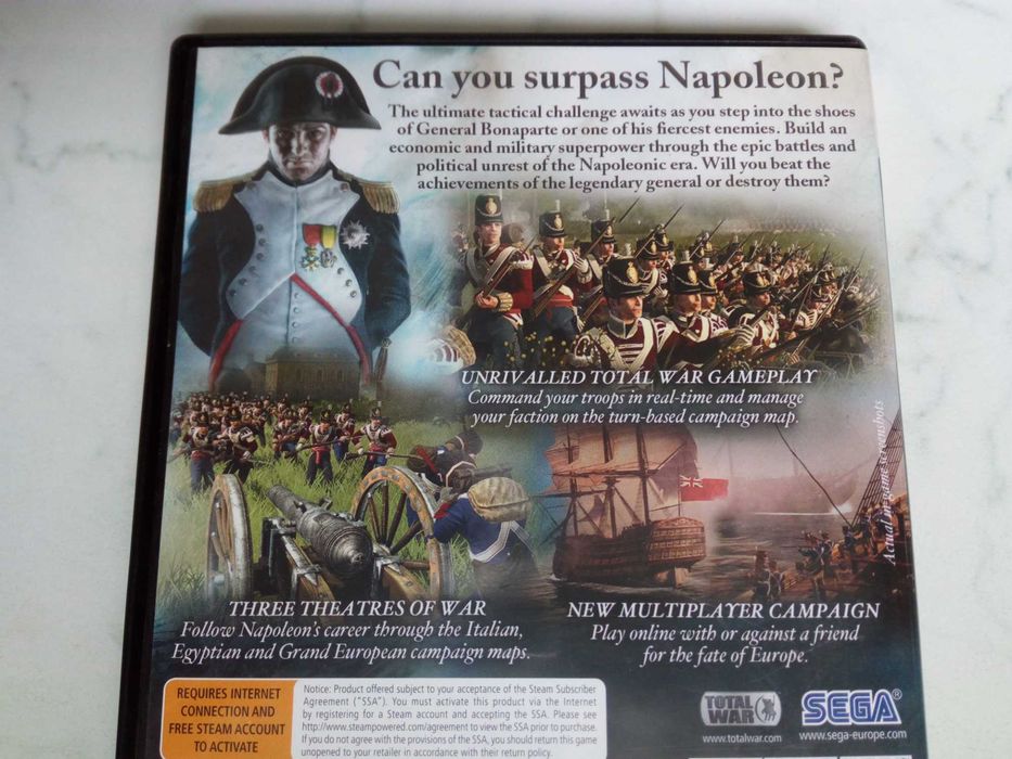 Games for Windows NAPOLEON TOTAL WAR pc dvd (2 disc)