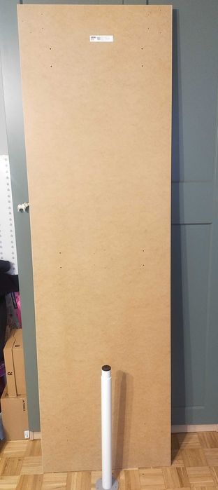 Blat Biurka + nogi regulowane IKEA