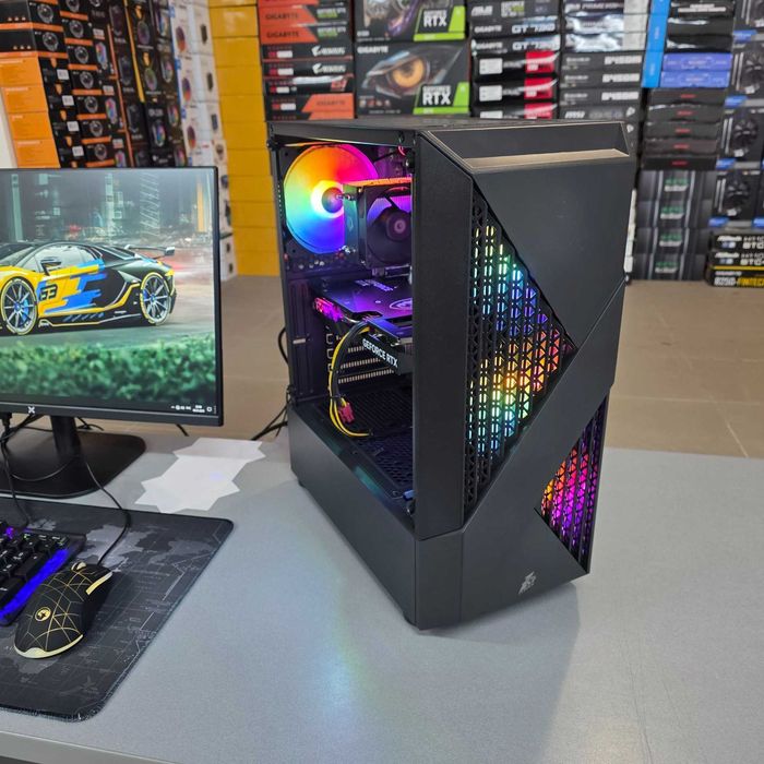 Компютер Новий Ryzen 5 5500, 16GB DDR4, MSI RTX 4060, SSD 480GB