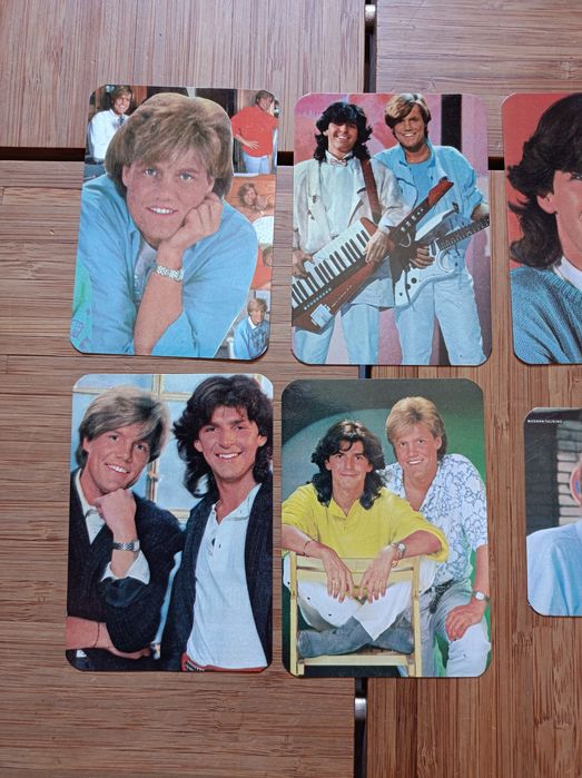 Lote de 8 Calendários * Banda - Modern Talking * 1986