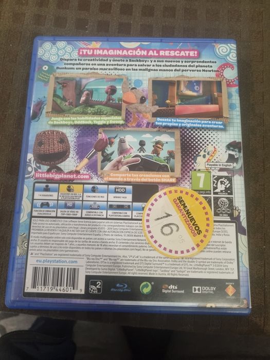 Jogo ps4 Little Big Planet 3