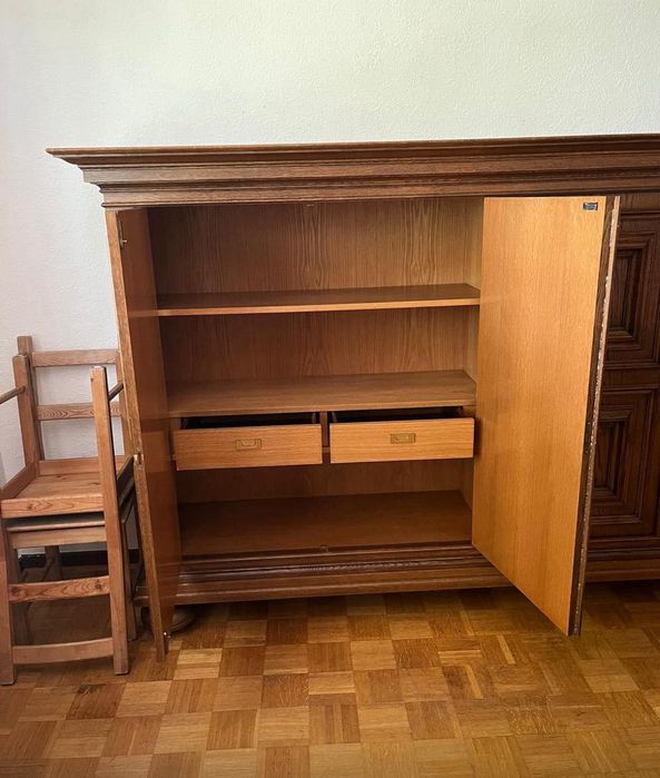 Stylowa komoda / kredens z litego drewna – Schlingmann Wertmöbel – vintage
