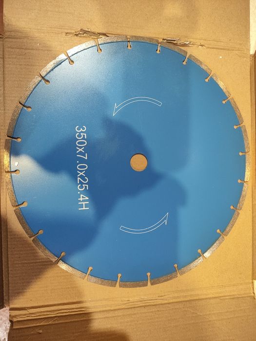 Алмазный диск по бетону 350х25.4мм, сухая и влажная резка/Днепр/новый