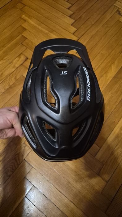 Kask rockrider st 100 czarny