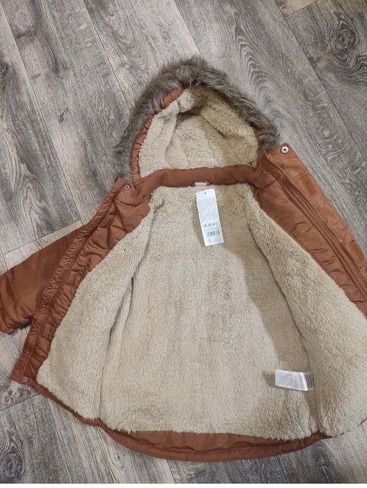 Парка куртка 116см 122см нова курточка пальто зимове комбінезон парка