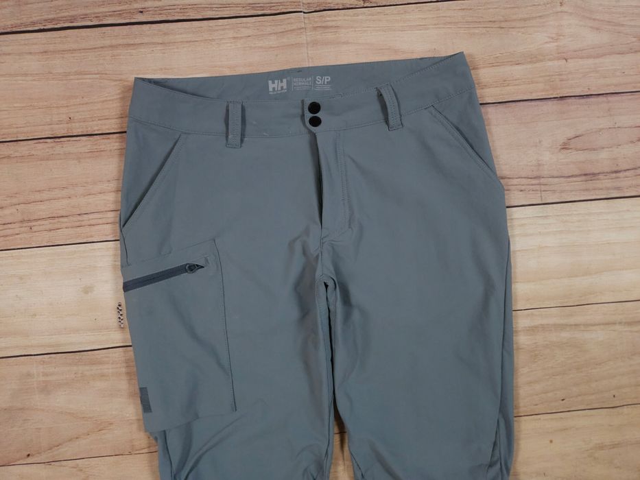 HELLY HANSEN Spodnie Trekkingowe Szare Logowane r. S