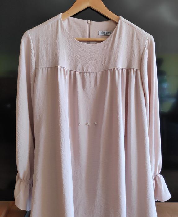 Piękna letnia sukienka,z długim rękawem w stylu boho