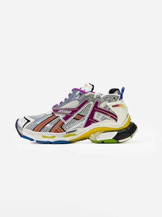 Кросівки Balenciaga Runner White/Pink premium | Кроссовки чоловічі жіночі