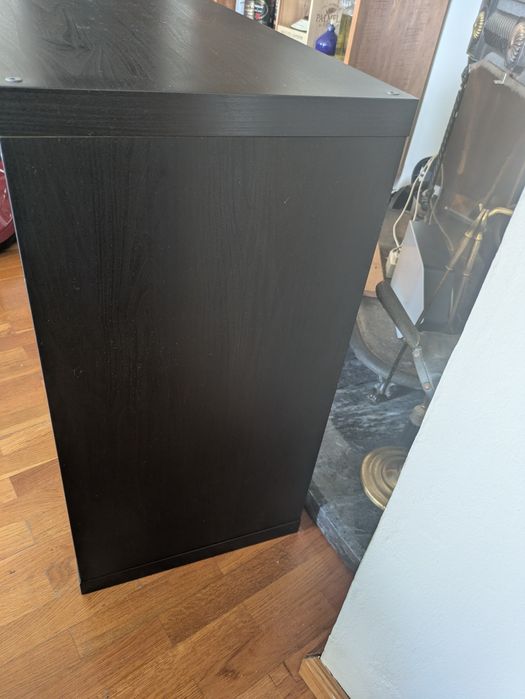 Estante Kallax com acessórios