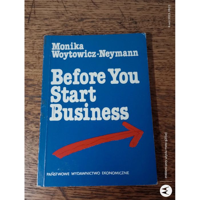 Before You Start Business Monika Woytowicz-Neymann