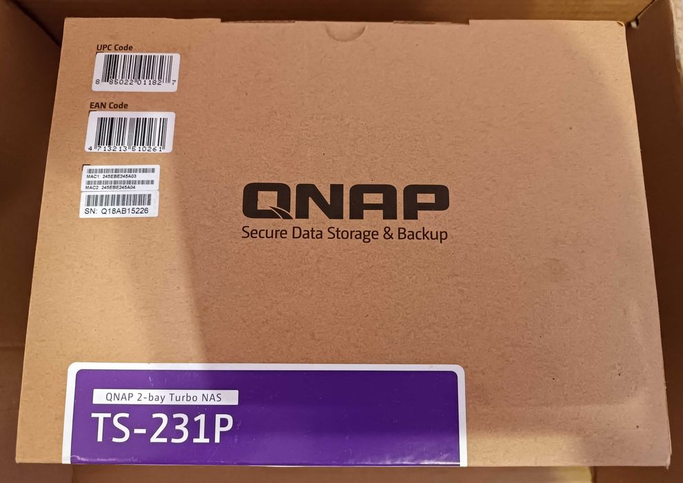 Мережеве сховище ( накопичувач ) QNAP TS-231P