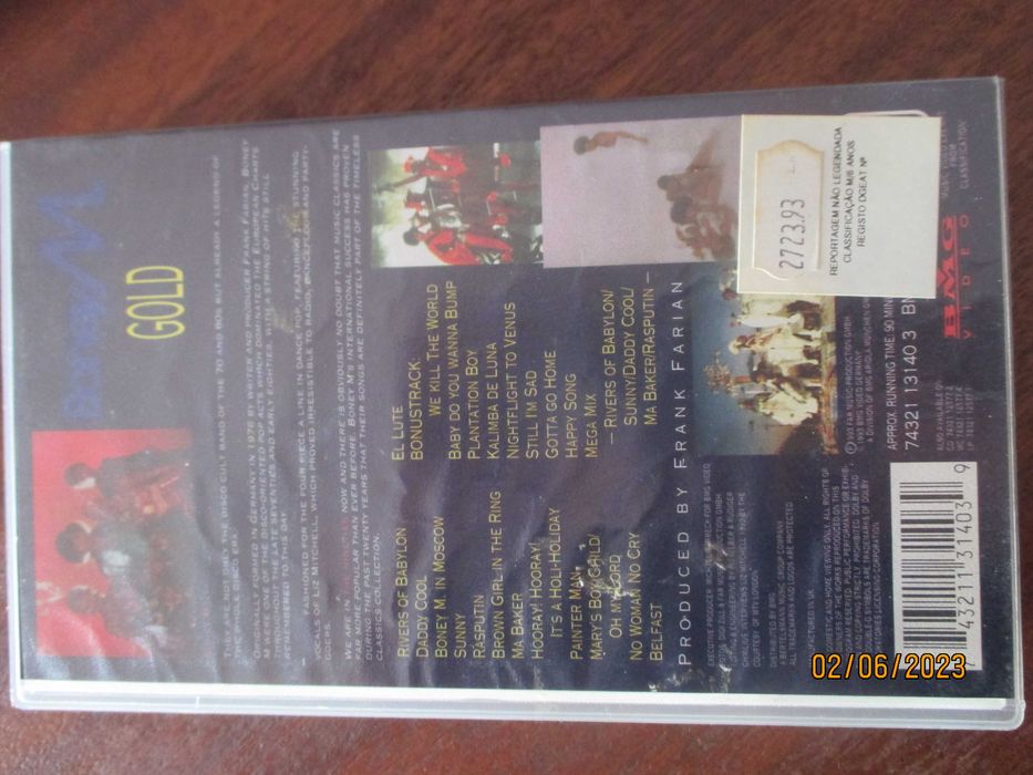 vhs - Boney M - 20 super hits and more