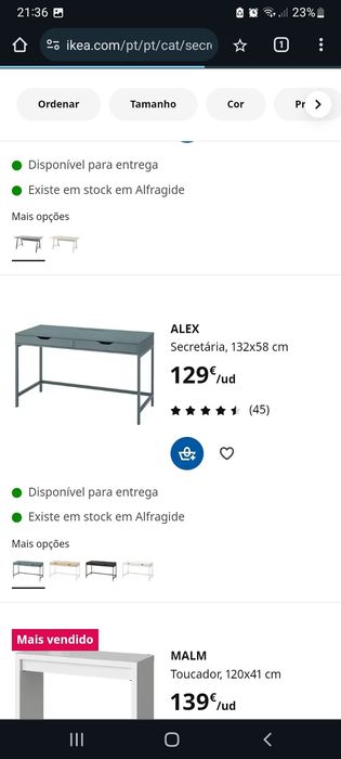 Secretária IKEA ALEX